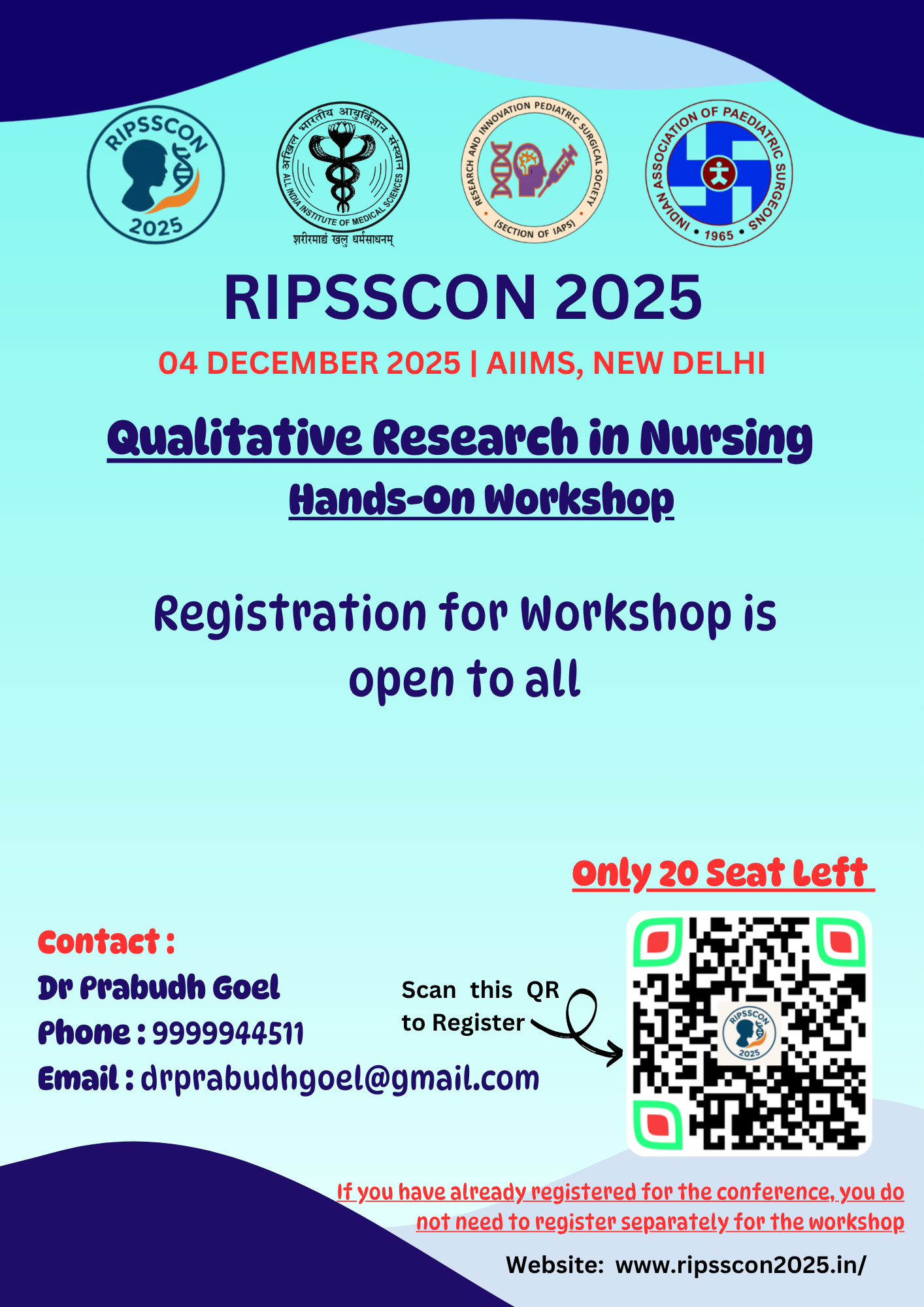 Qualitative Research in Nursing Workshop Details